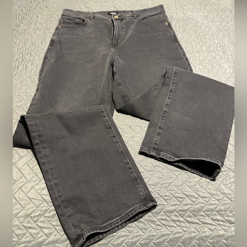 Women’s Gap Modern Straight super high rise 12R black jeans
